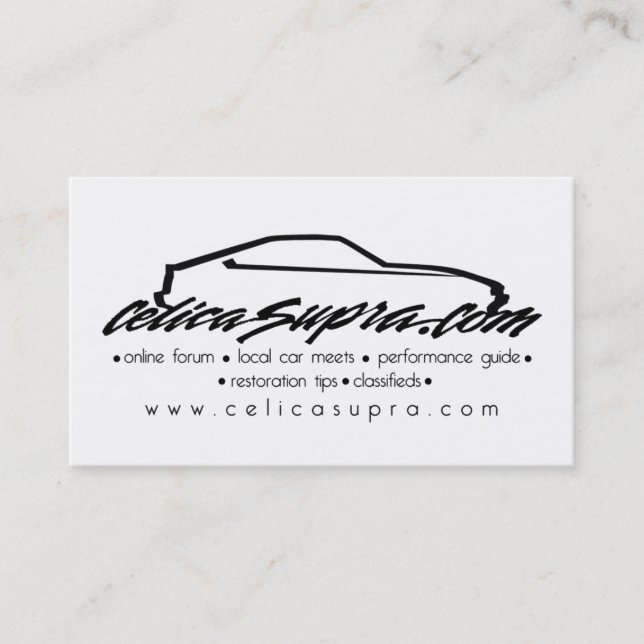 tarjeta de visita de celicasupra.com (Anverso)