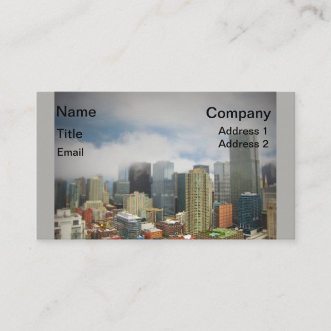 Tarjeta de visita de Chicago (Anverso)