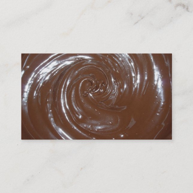 Tarjeta de visita de chocolate (Anverso)