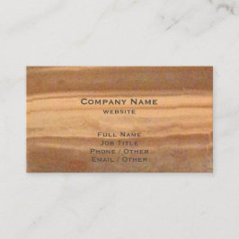 Tarjeta de visita de cobre