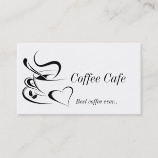 Tarjeta de visita de Cofee