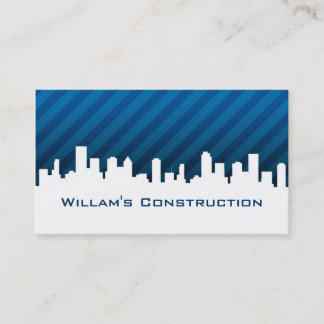 Tarjeta de visita de construcción