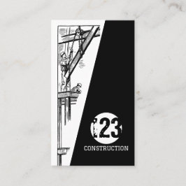 Tarjeta de visita de construcción