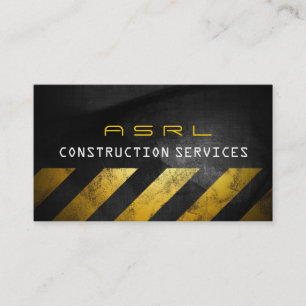 Tarjeta de visita de construcción