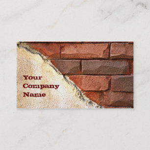 Tarjeta de visita de construcción