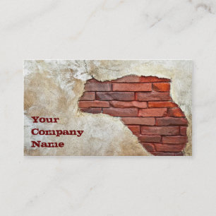 Tarjeta de visita de construcción