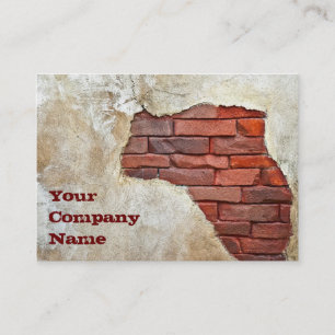 Tarjeta de visita de construcción