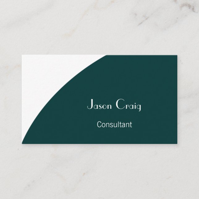 Tarjeta de visita de consultor (Anverso)