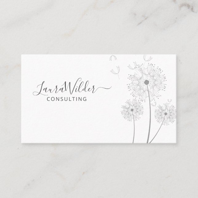 Tarjeta de visita de consultor (Anverso)