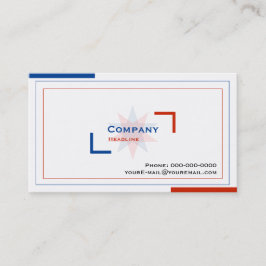 Tarjeta de visita de consultor