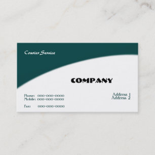 Tarjeta de visita de Courier