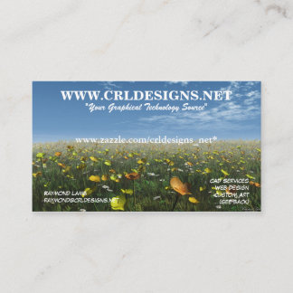 tarjeta de visita de CRLDesigns.net