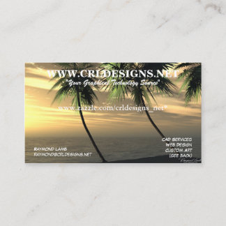 tarjeta de visita de CRLDesigns.net