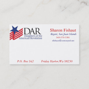 Tarjeta de visita de DAR