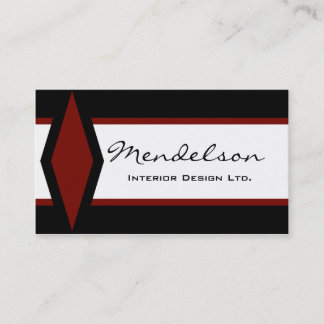 Tarjeta de visita de Deco Decor Rouge Design
