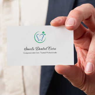 Tarjeta de visita de dentista | Personalizable