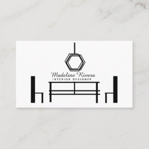 Tarjeta de visita de diseñador de interiores