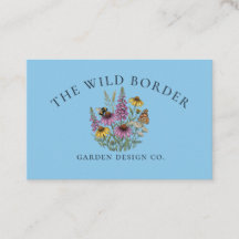 Tarjeta de visita de diseñador de jardín amigo de 