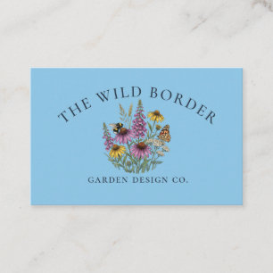Tarjeta de visita de diseñador de jardín amigo de