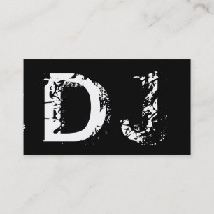 Tarjeta de visita de DJ