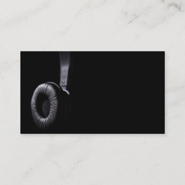 Tarjeta de visita de DJ (Anverso)