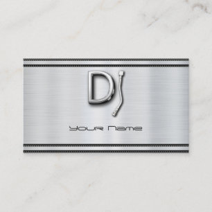 Tarjeta de visita de DJ