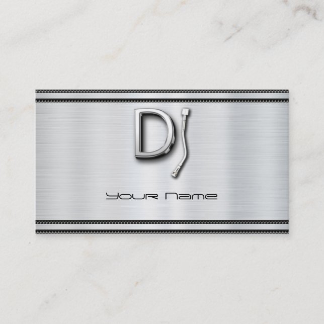 Tarjeta de visita de DJ (Anverso)