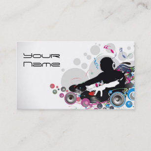 Tarjeta de visita de DJ