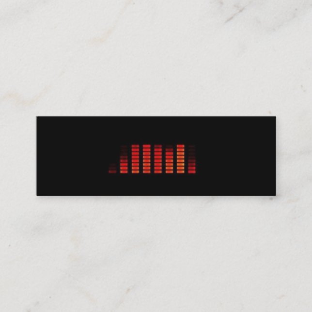 Tarjeta de visita de DJ (Anverso)