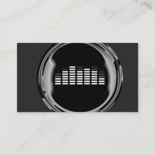 Tarjeta de visita de DJ