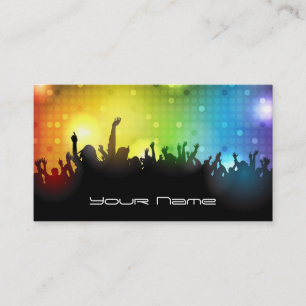 Tarjeta de visita de DJ