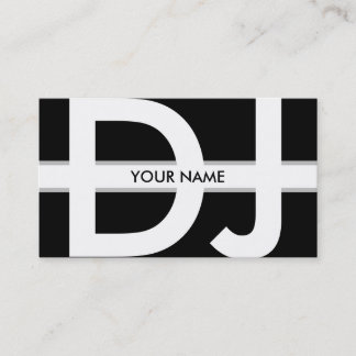 Tarjeta de visita de DJ