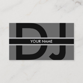 Tarjeta de visita de DJ