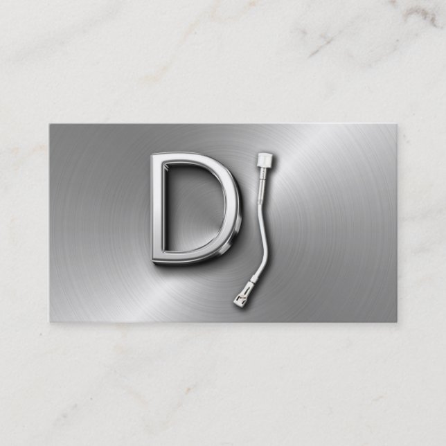 Tarjeta de visita de DJ (Anverso)