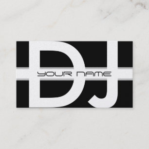 Tarjeta de visita de DJ