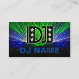 TARJETA DE VISITA DE DJ