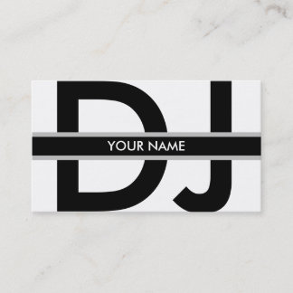 Tarjeta de visita de DJ
