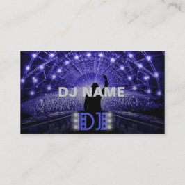 Tarjeta de visita de DJ