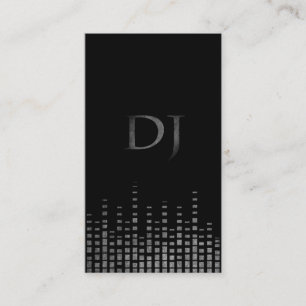 Tarjeta de visita de DJ del Grunge