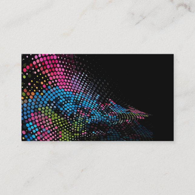 tarjeta de visita de doble cara colorida (Anverso)