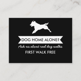 Tarjeta de visita de Dog Walker - Personalizable