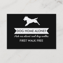 Tarjeta de visita de Dog Walker - Personalizable