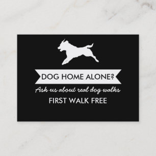 Tarjeta de visita de Dog Walker - Personalizable