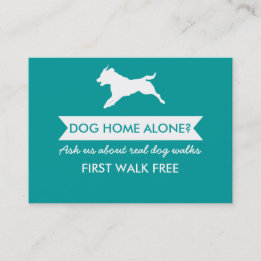 Tarjeta de visita de Dog Walker - Personalizable