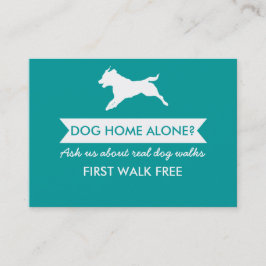 Tarjeta de visita de Dog Walker - Personalizable