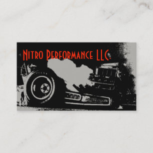 Tarjeta de visita de Dragster