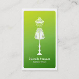 Tarjeta de visita de Dressform del diseñador de