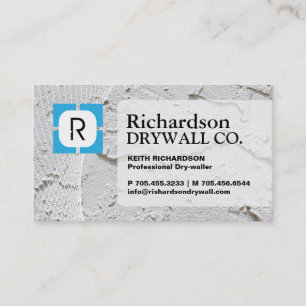 TARJETA DE VISITA DE DRYWALL COMPANY