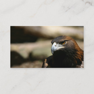 Tarjeta de visita de Eagle de oro