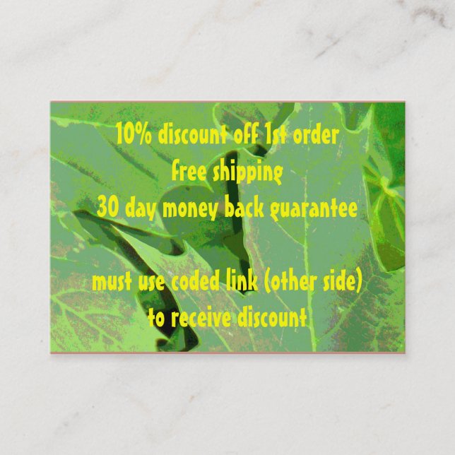 Tarjeta de visita de Ebiz (Anverso)